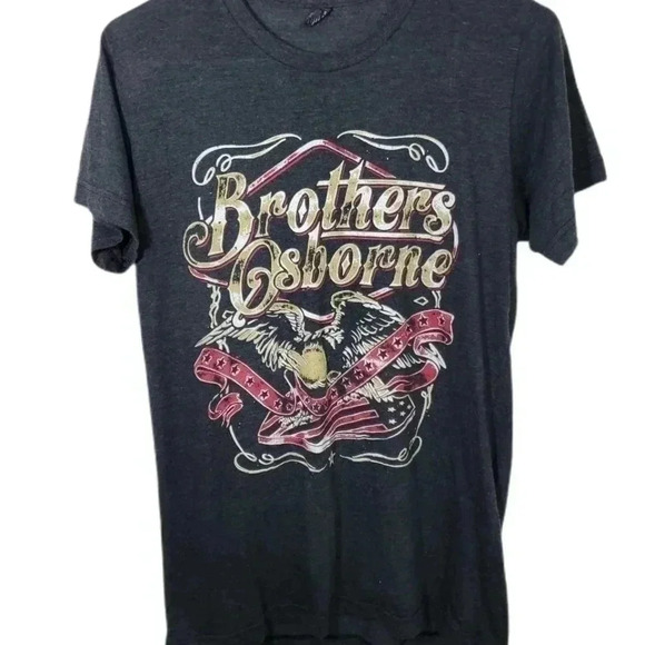 Brothers Osborne Charcoal Eagle Tee - Picture 2 of 4